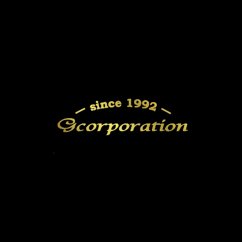 G-corporation　since1992ステッカー　【ゴールドメッキ】